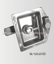 Stainless Steel Flush Mount Key-Locking Folding Recessed T Handle Lock Sets