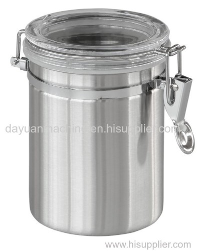 stainless steel kitchen storage jar storage box canister set