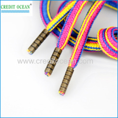 CREDIT OCEAN custom log Metal Aglets Shoelace Tip Ends