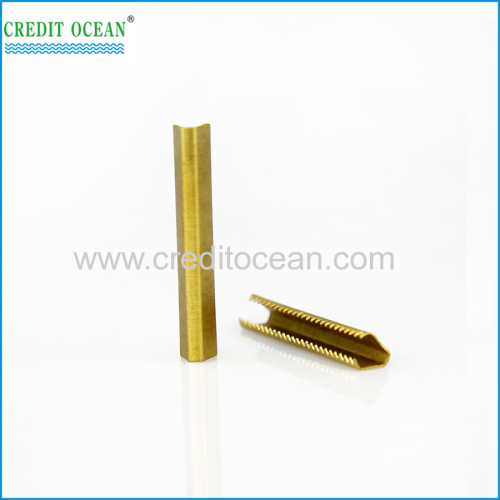 CREDIT OCEAN custom log Metal Aglets Shoelace Tip Ends