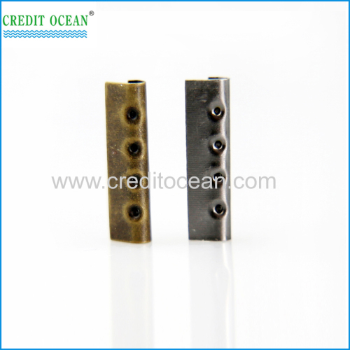 CREDIT OCEAN custom log Metal Aglets Shoelace Tip Ends