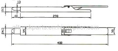 Trailer Steel Door Lock Handle