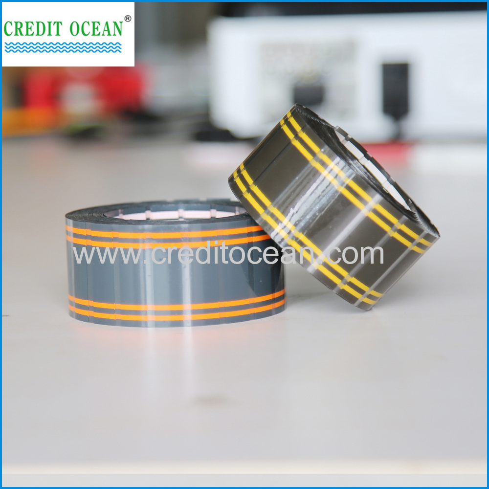 Custom printed cellulose acetate shoelace tipping film rolls