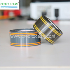 logotipo personalizado de acetato de celulosa con punta de cordones de película