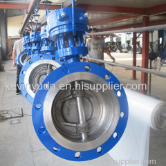 DN250 pn16 triple offset butterfly valve for steam