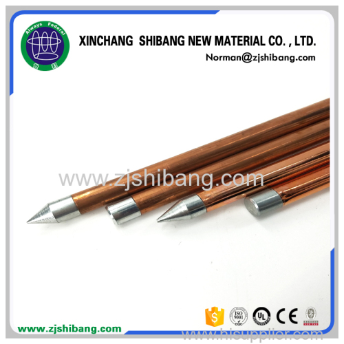 Copper Internal Threaded Grounding Rods Earthing Rod