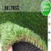 PE Synthetic Artificial Grass For Gardens Soft Green Imitation Grass