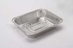 Aluminium foil container back tray disposable food container half size tray