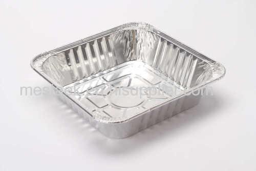 Disposable aluminium foil container bake tray take away food container foil tray