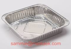 Aluminium foil container take away food container back tray disposable food container BBQ