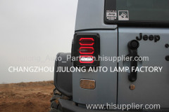 Automobile spare parts-J e e p Wrangler JK Parts-Tail Lamp LED Red Black