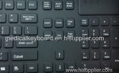 EN60601-1-2 high quality anti-bacterial cyber medical keyboard with full function