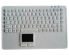 sealed touch silicone all-in-one medical industrial keyboard with trackpad