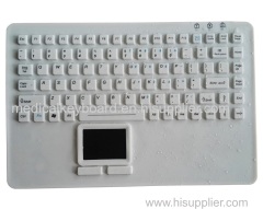 professional EN60601-1-2 Euro cert medical keyboard with touchpad mouse