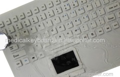 professional EN60601-1-2 Euro cert medical keyboard with touchpad mouse