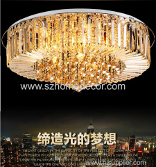 Indoor crystal hanging light new residential chandelier pendant light