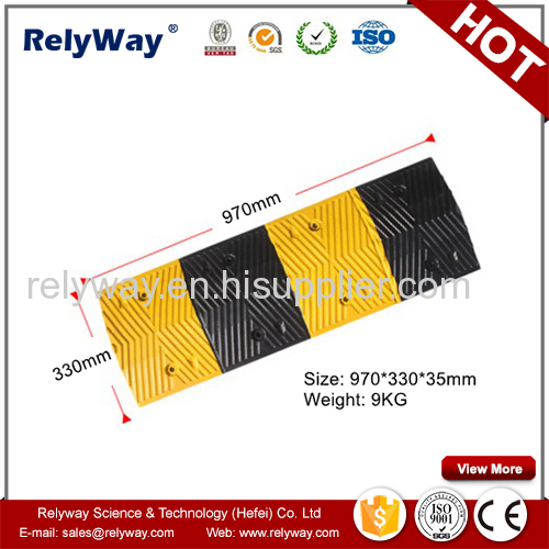 100% Recycled Rubber Speed Bump