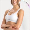 White Padded Exercise Bra