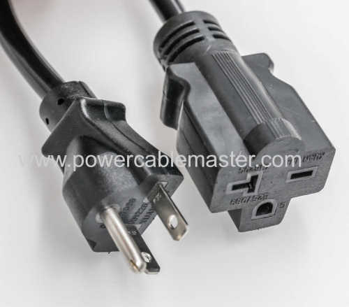 NEMA 5-15P power cord stripped power cord stripped