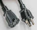 UL extension power plug cable NEMA 3 prong flat power cord
