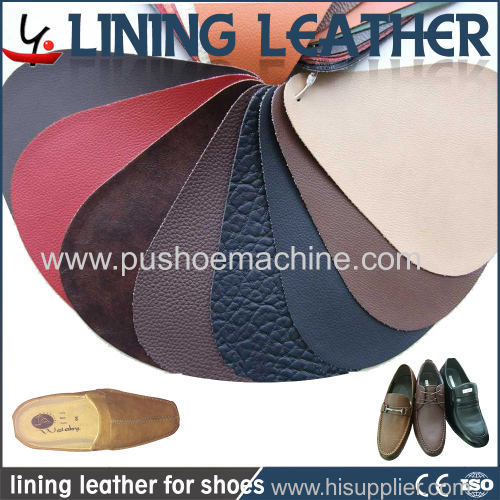 footwear leather PU shoe lining leather