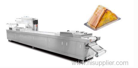 Bread Cakes Thermoforming Vacuum Gas Flush Packaging Machine