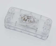 Transparent 303 in line on off Rocker switches with CE ROHS UL