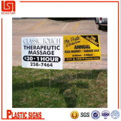 coreflute silk screen printing yard sign for outdoor