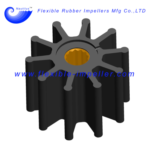 Water Pump Flexible Rubber Impeller Replace Nikkiso F50CBC