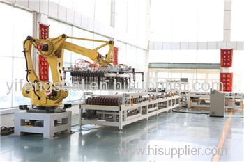 high efficiency PLC control robot stacking system block making system