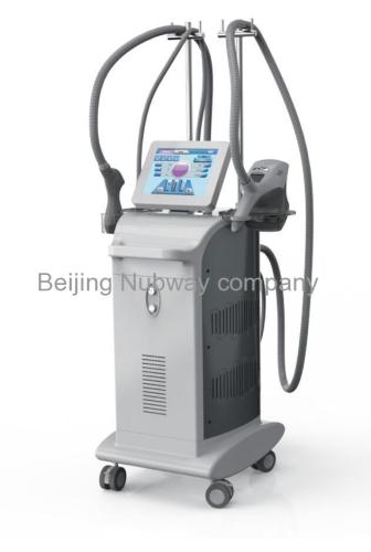 Nubway New Arrival Multifunctional 3 handles Infrared RF Vacuum Roller Slimming Machine for sale