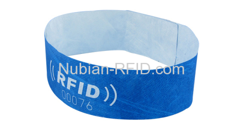 Single-use RFID Tyvek Wristband