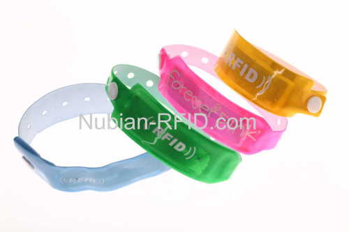 Single-use RFID PVC Wristband