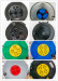 Germany schuko type colorful wire reel IP20 cable reel drum garden cable reel 16A 250V~ 50m GS CE approved