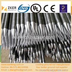 copper clad especially sharp earth rod