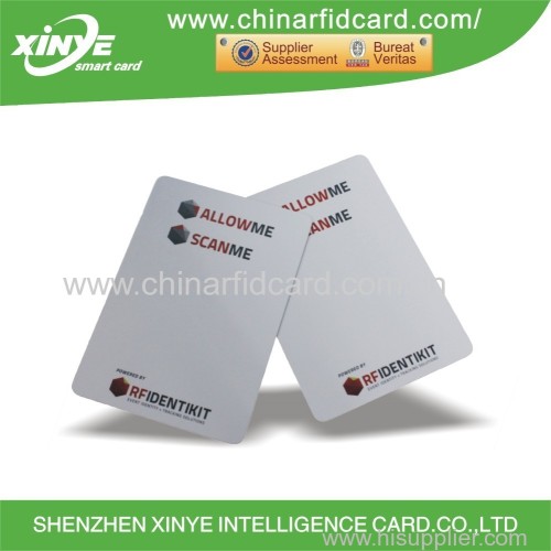 Contactless ISO14443A 13.56MHz Hotel Key NFC RFID Card With Logo Printing
