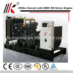 200KW GENERATOR SET WITH SDEC SC9D310D2 DIESEL ENGINE 250KVA GENSET DIESEL GENERATOR PRICE