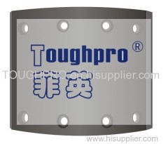 Semi Metallic High Quality Brake Lining for BPW 200