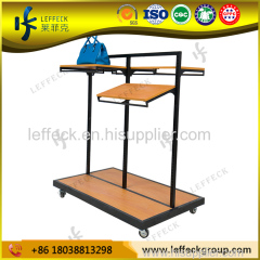 Protable retail store fixtures clothing display garment racks