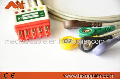 Compatible Philips M1673A Compatible ECG Lead Set