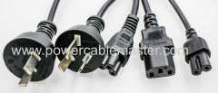 Argentina power cord IRAM Power cords IRAM 2063:1982 Argentina Plug with cable H05VV-F 2X0.75-1.0