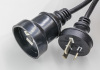 Australia AU 220V 10A Extension socket power cord SAA approved Au extension power cord and socket