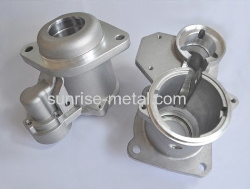 Aluminum parts after CNC machining