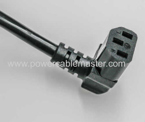 POWER CORD SET C13 C14 C15 ANGLED