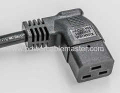 POWER CORD SET C19 C20 ANGLED