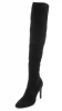 Mulheres pointy toe thigh high lady boots