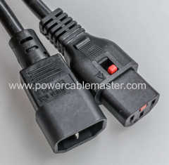 C13 C14 POWER CORDS CABLES SETS LOCKING