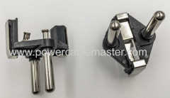 turkey plug inserts with hollow brass pins( vde approved 10/16a two-pin cable european plug insert)