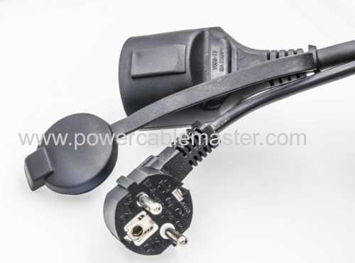  European VDE Power Cords (Schuko Power Cords) H05VV-F 3G1.0mm2