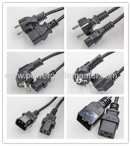 VDE EUROPE POWER CABLES SETS C13 C14